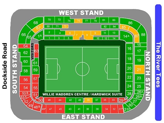 stadium map