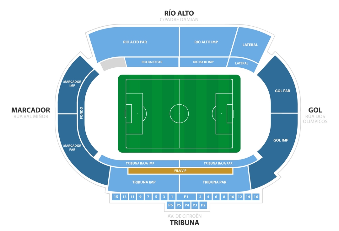 stadium map