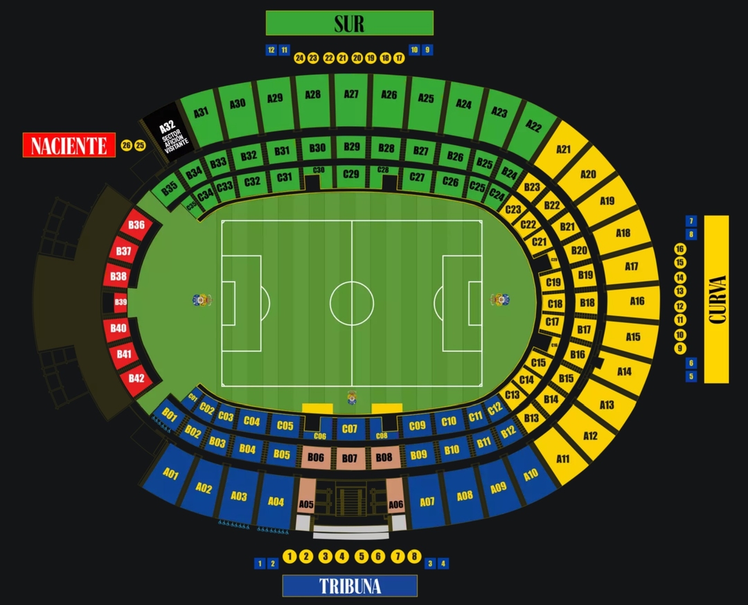 stadium map