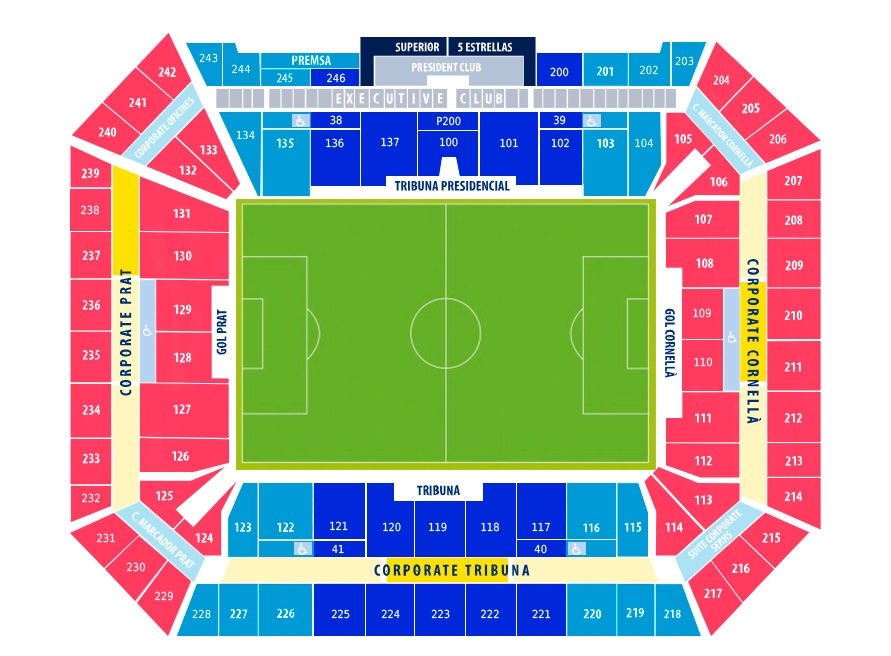 stadium map