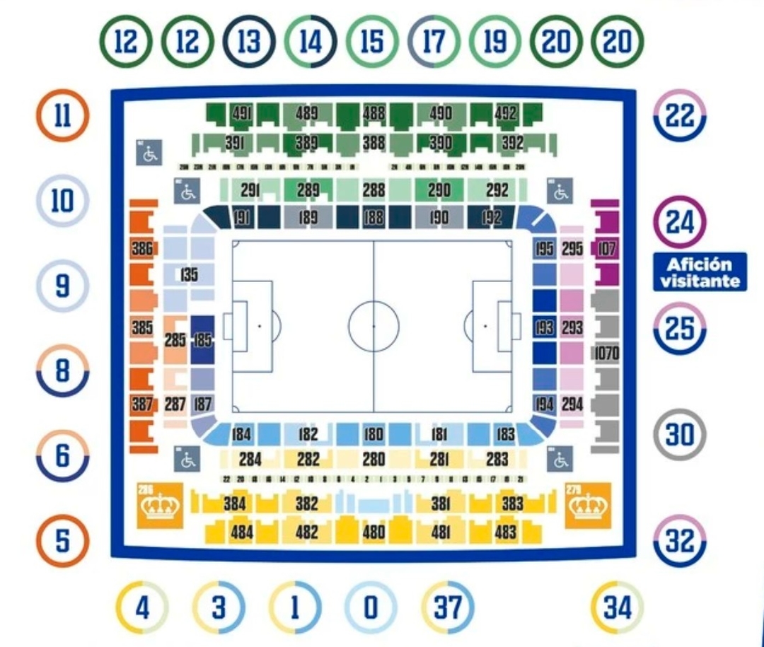 stadium map