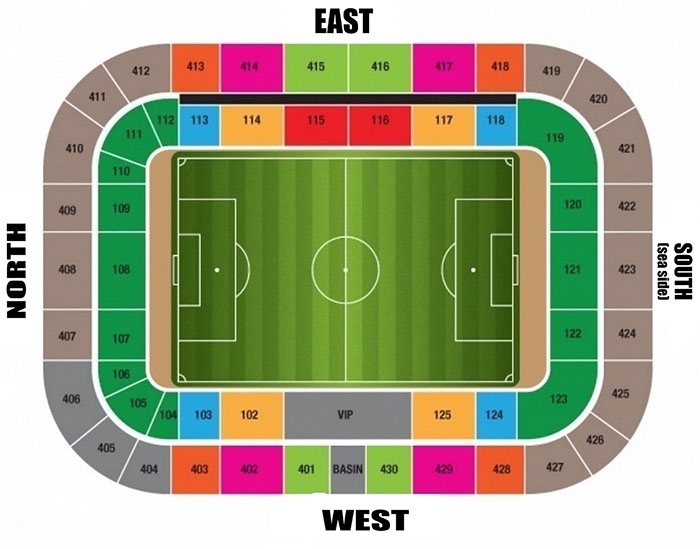 stadium map