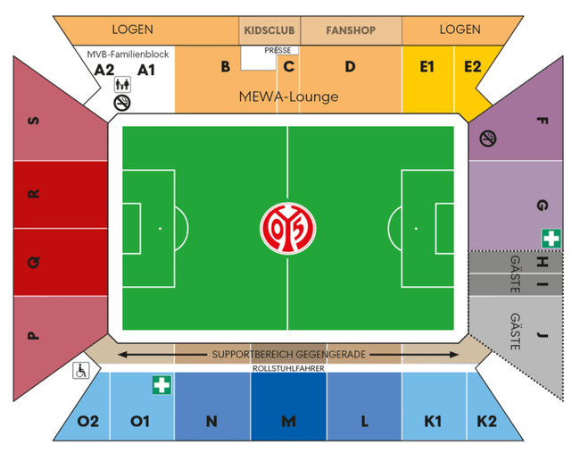 stadium map