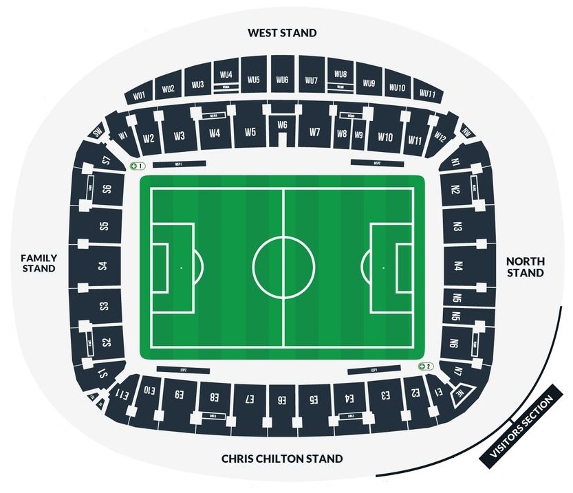 stadium map
